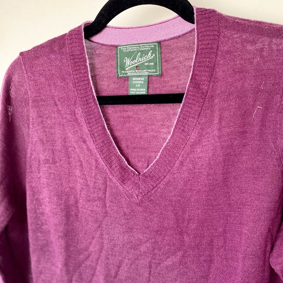 NWOT Woolrich Purple Knit Sweater - Picture 2 of 6